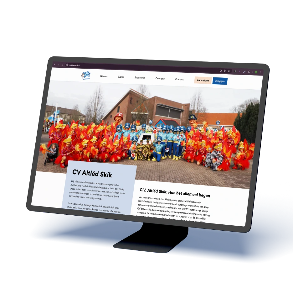 vereniging website